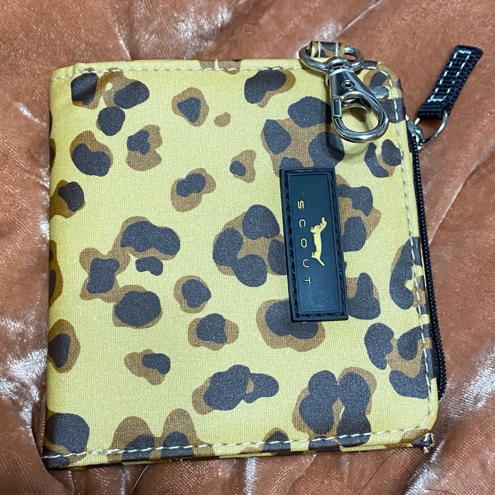Scout leopard cheetah wallet